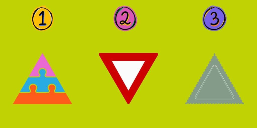 Find out who you really are with the Triangle Test: openness, ambition or control?