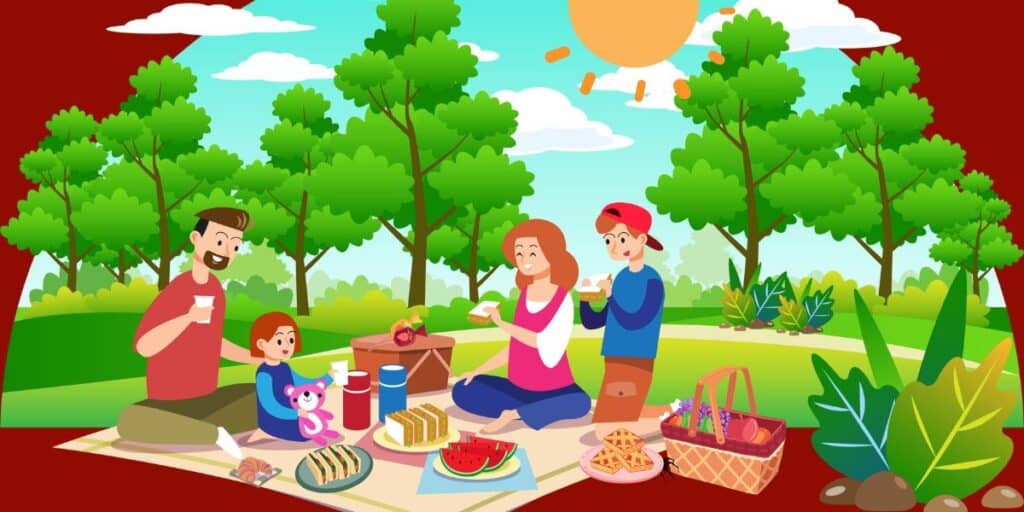 Find the spider brain teaser challenge: only those with high iq can spot the sneaky arachnid in this picnic puzzle in under 3 seconds!