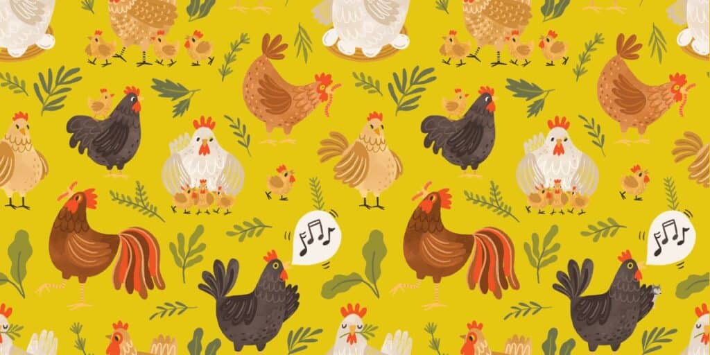 Find the wolf brain teaser challenge: only those with a high IQ can spot the hidden wolf among the chickens in under 6 seconds!