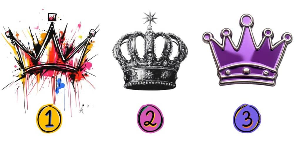 Fun personality test: Pick a crown and see if you have a vivid imagination! Are you a creative explorer, practical realist or an imaginative pragmatist?