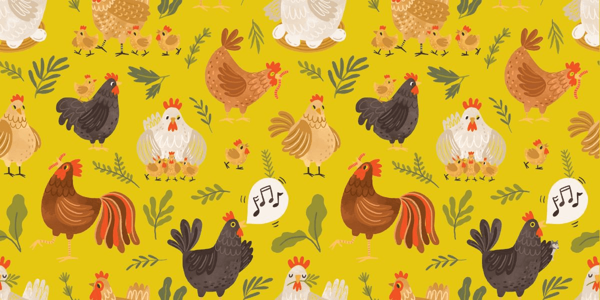 Find the wolf brain teaser challenge: only those with a high IQ can spot the hidden wolf among the chickens in under 6 seconds!