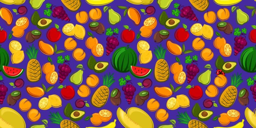 Find the ladybird brain teaser challenge: test your eyesight and prove your high IQ by spotting the hidden ladybird in a vibrant sea of fruit in under 5 seconds!