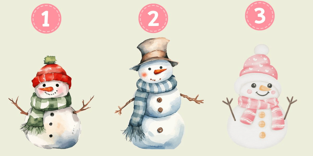 Uncover your dominant trait: are you compassionate, assertive, or detached? The playful snowman personality test reveals all!