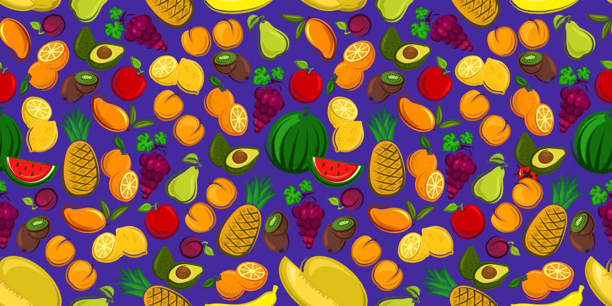 Find the ladybird brain teaser challenge: test your eyesight and prove your high IQ by spotting the hidden ladybird in a vibrant sea of fruit in under 5 seconds!