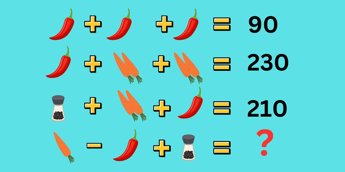 Test your IQ with this veggie-themed crack the code brain teaser: solve it in under 10 seconds to show your mental might!