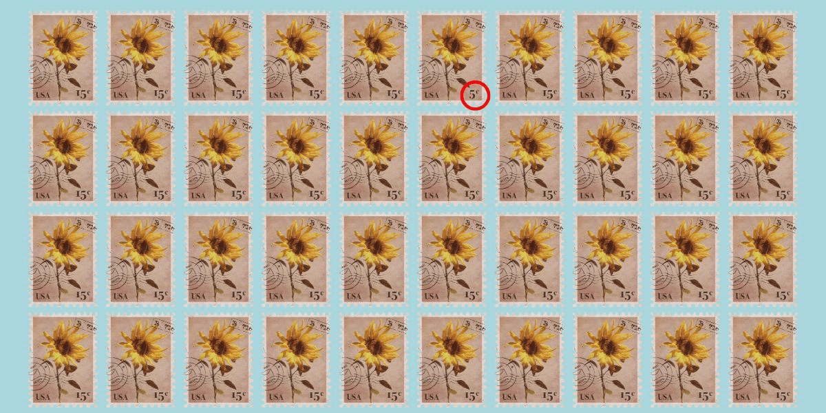 Only 4% can conquer this find the odd one out challenge: spot the unique stamp in less than 6 seconds – are you up for it?