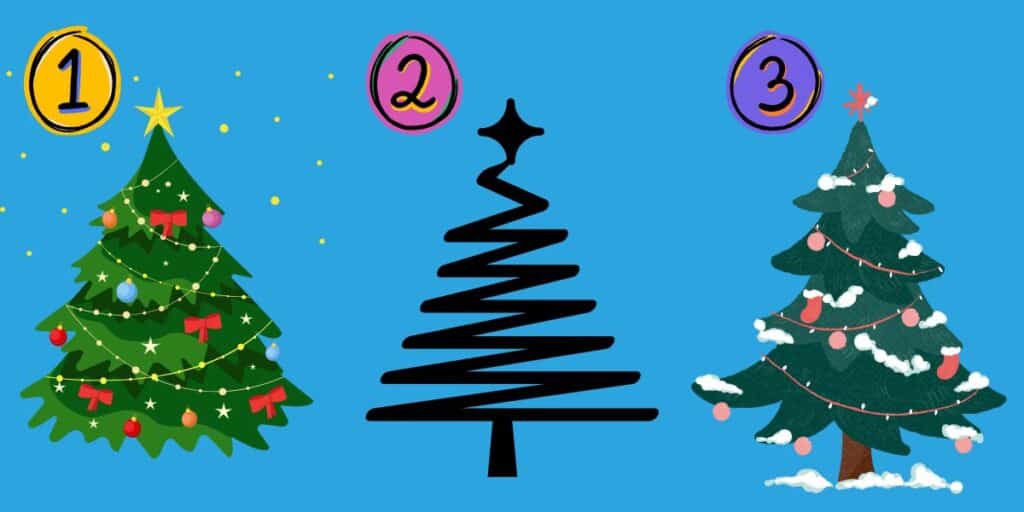 Uncover your dominant traits: the bold, curious or sensitive? A fun Christmas tree personality test!